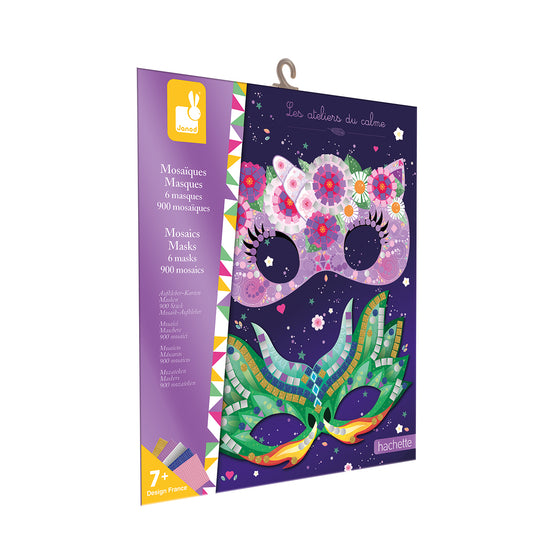 MASQUES MOSAÏQUES POUR ENFANTS À PARTIR DE 5 ANS 🔶