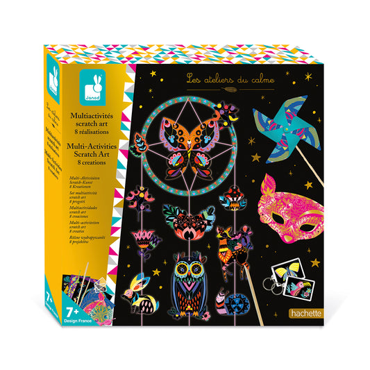 SCRATCH ART MULTI-ACTIVITÉS DÈS 4 ANS 🔶