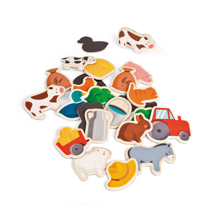 MAGNETISCHES BAUERNHOF-SET, 24 TEILE 🔶