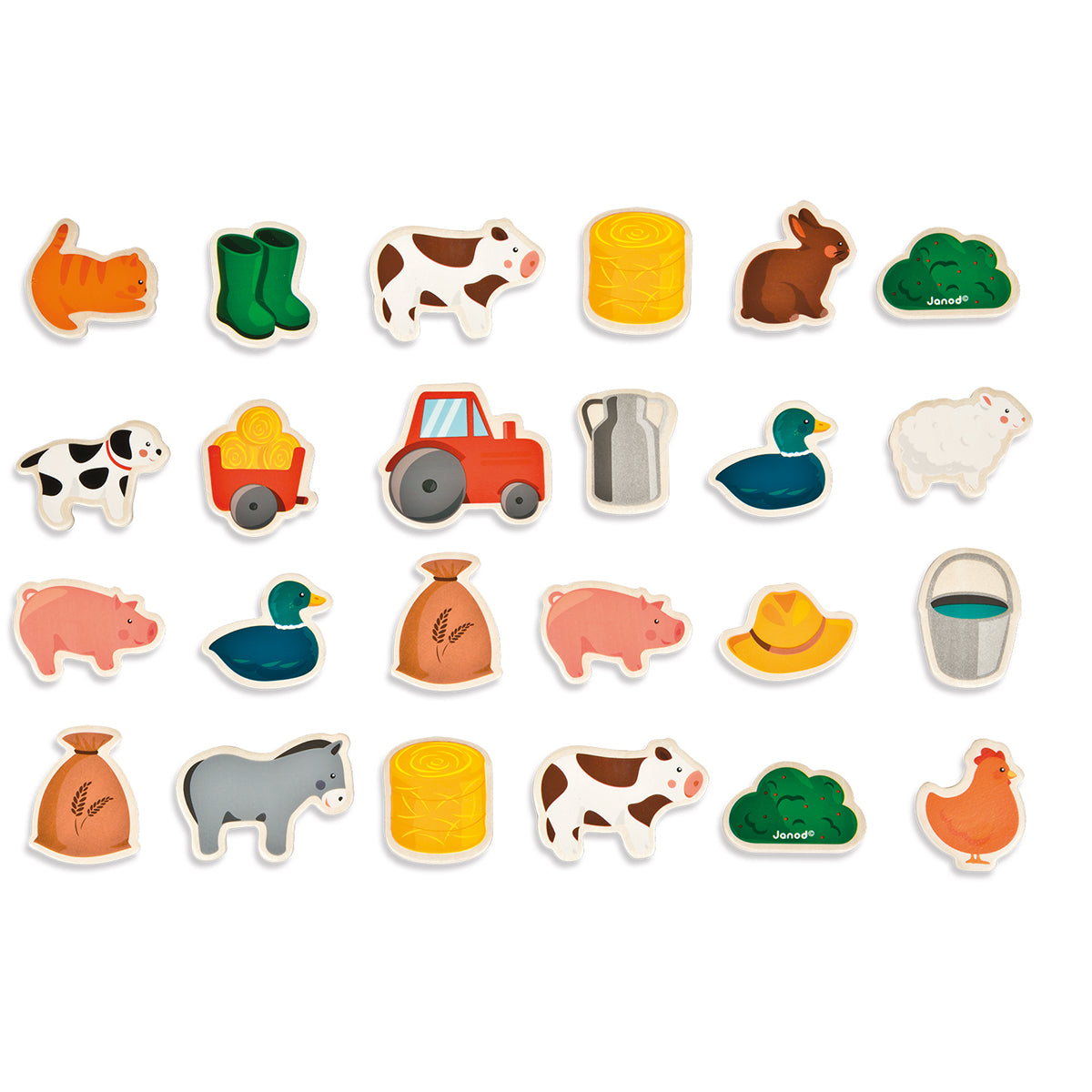 MAGNETISCHES BAUERNHOF-SET, 24 TEILE 🔶