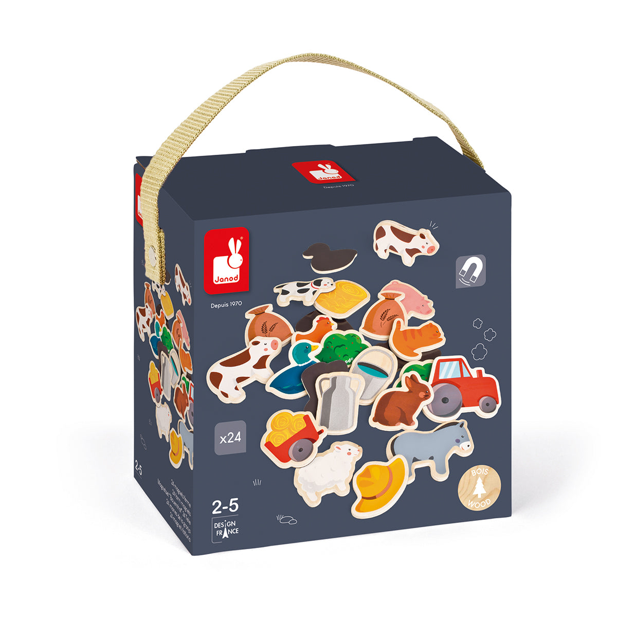 MAGNETISCHES BAUERNHOF-SET, 24 TEILE 🔶