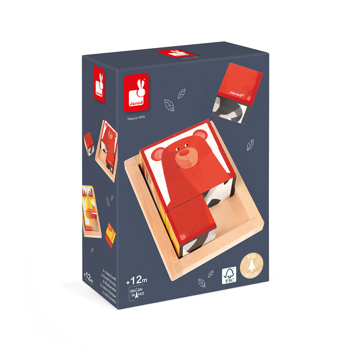CUBO PUZZLE FORESTA 6 MOTIVI 🔶