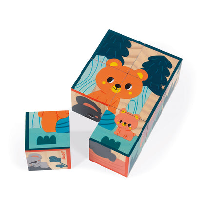 BAUSTEINE MIT 6 WWF TIERMOTIVEN 🔶