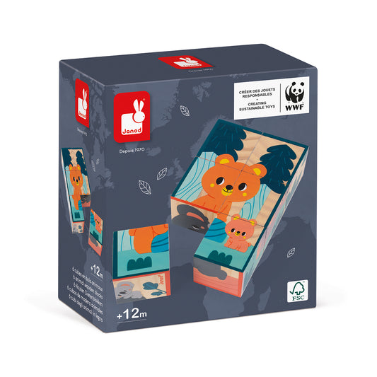 BLOCCHI DA COSTRUZIONE CON 6 MOTIVI WWF ANIMALI 🔶