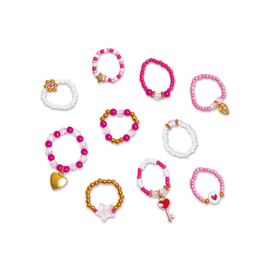 10 ANELLI FATTI DI PERLE DELIZIOSE 🔶