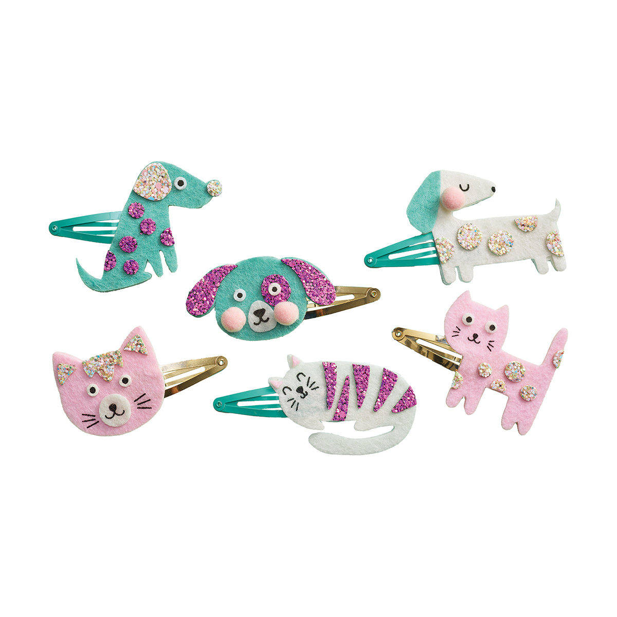 6 HAARSPANGEN KLEINE TIERE 🔶