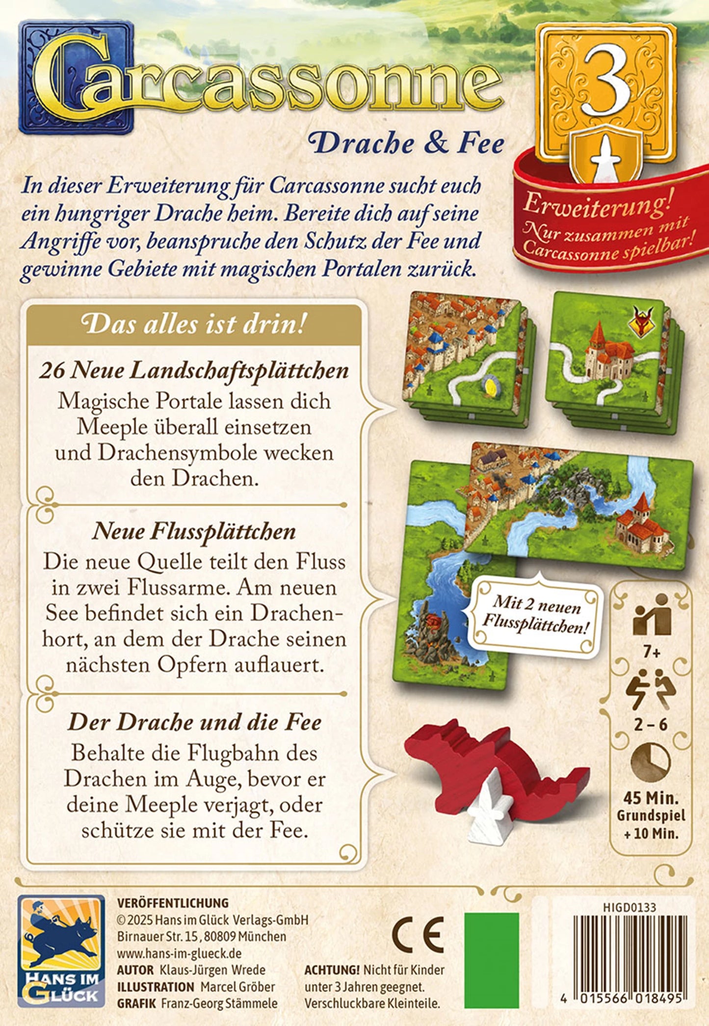 CARCASSONNE - DRAGO E FATA (D)