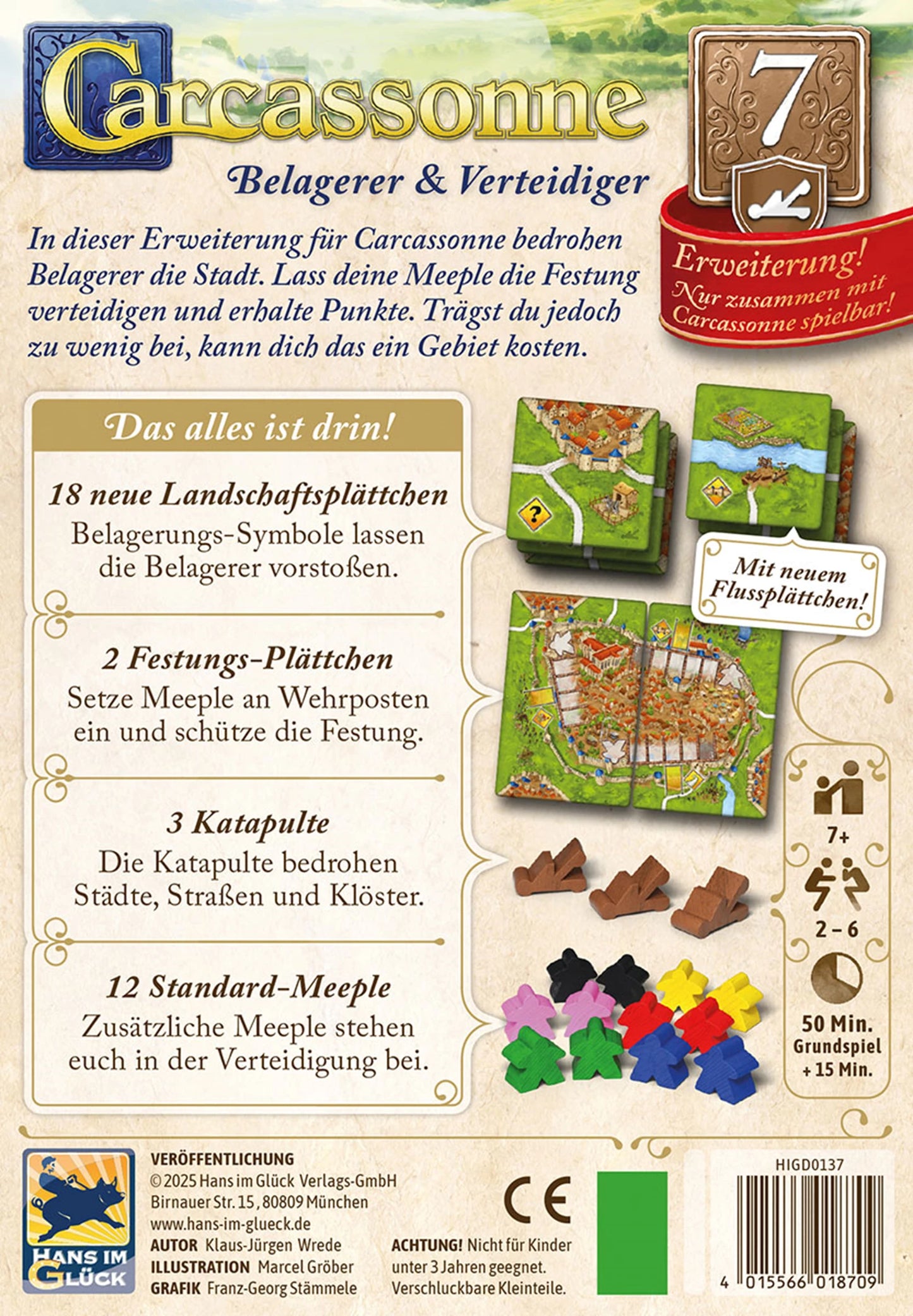 CARCASSONNE - ASSIÉGEANTS ET DÉFENSEURS (D)