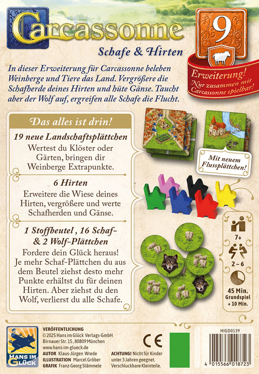 CARCASSONNE - PECORE E PASTORI (D)