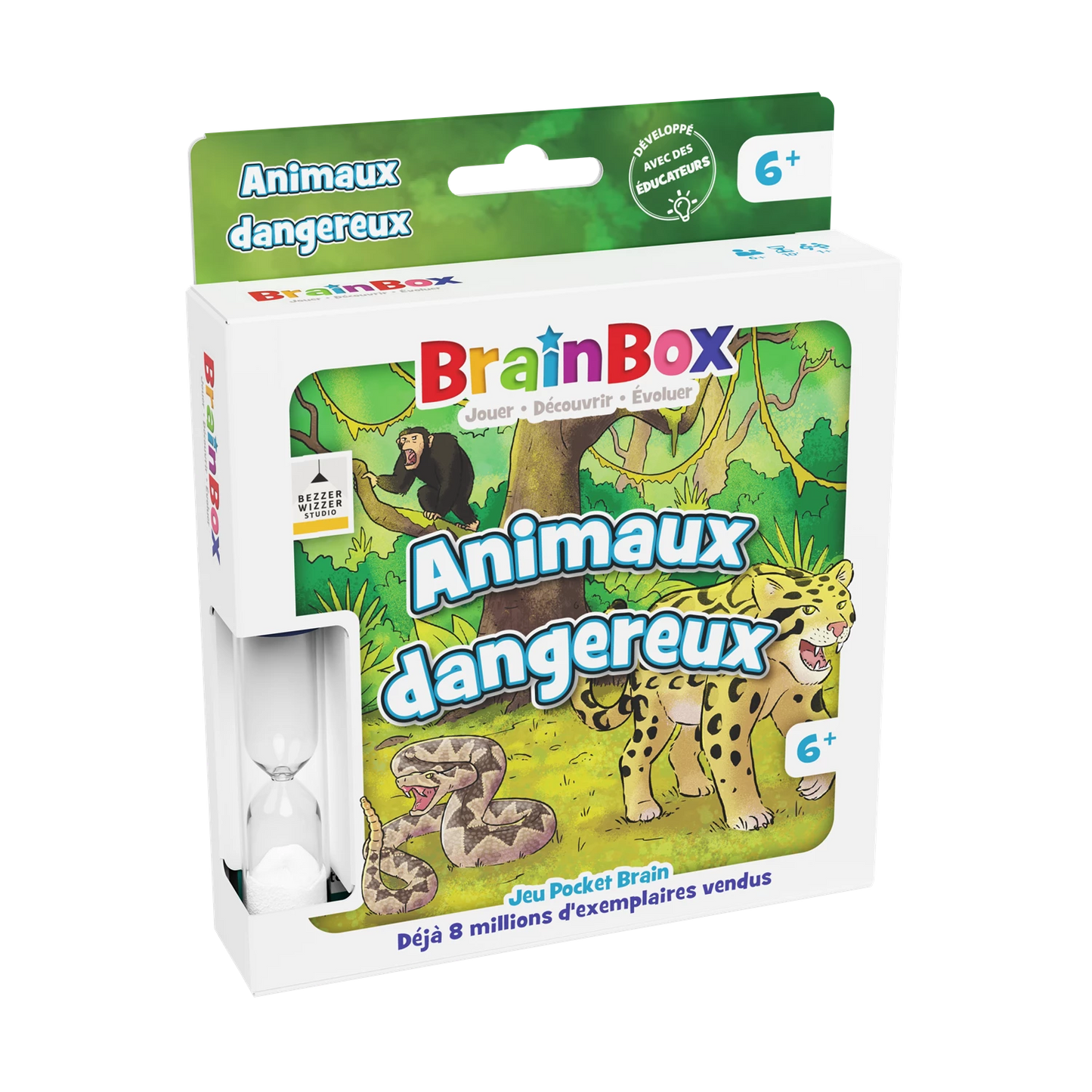 BRAINBOX DE POCHE - ANIMAUX DANGEREUX (F)