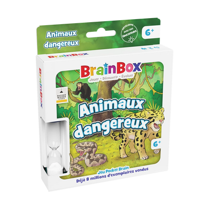 BRAINBOX DE POCHE - ANIMAUX DANGEREUX (F)