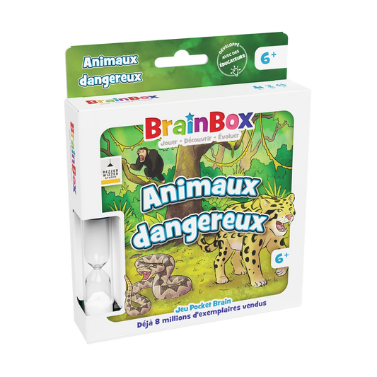 BRAINBOX DE POCHE - ANIMAUX DANGEREUX (F)