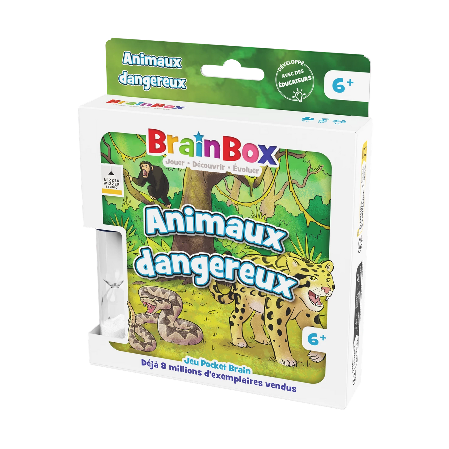BRAINBOX DE POCHE - ANIMAUX DANGEREUX (F)