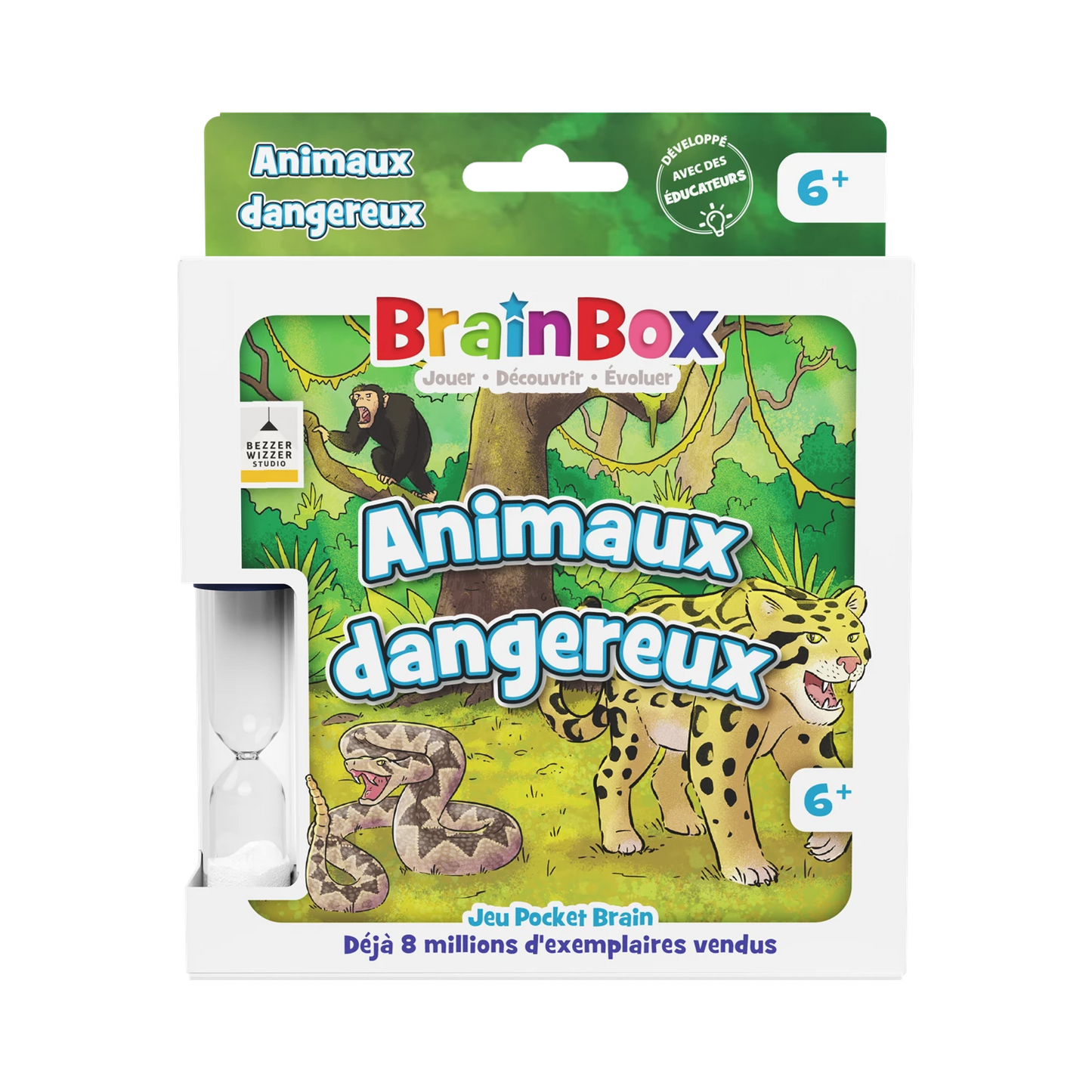 BRAINBOX DE POCHE - ANIMAUX DANGEREUX (F)