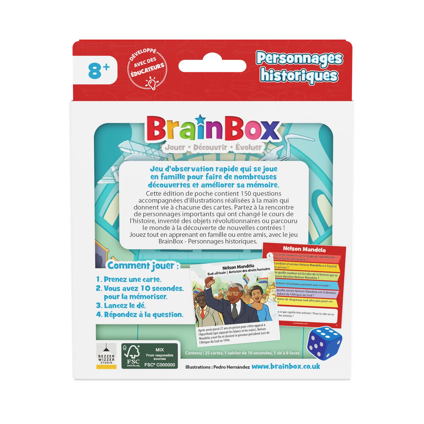 BRAINBOX POCHE - PERSONNAGES HISTORIQUES (F)