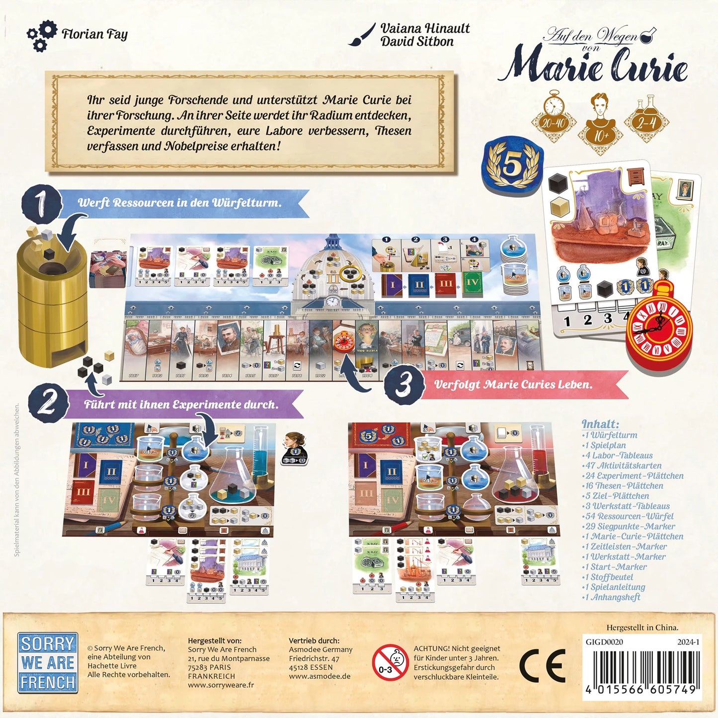 SUR LES TRACES DE MARIE CURIE (D)