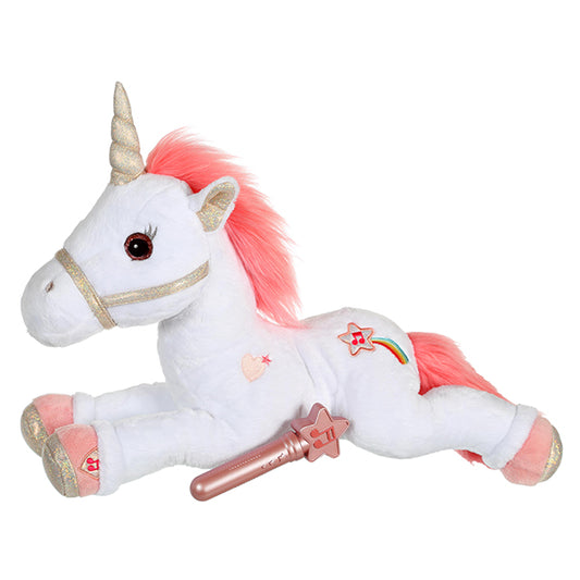LICORNE 35 CM AVEC LUMIÈRE ET SON 🔶