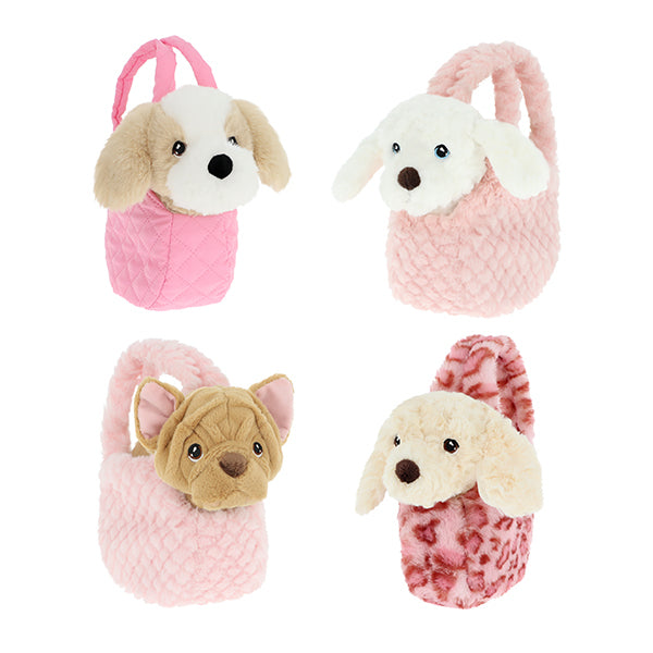 KEELECO CHIEN DANS UN SAC 16 CM 🔶