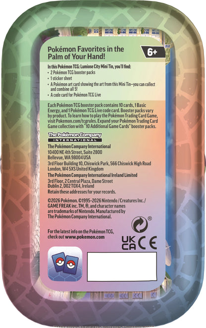PRE ORDER - MINI TIN LUMIOSE CITY - POKÉMON - INGLESE