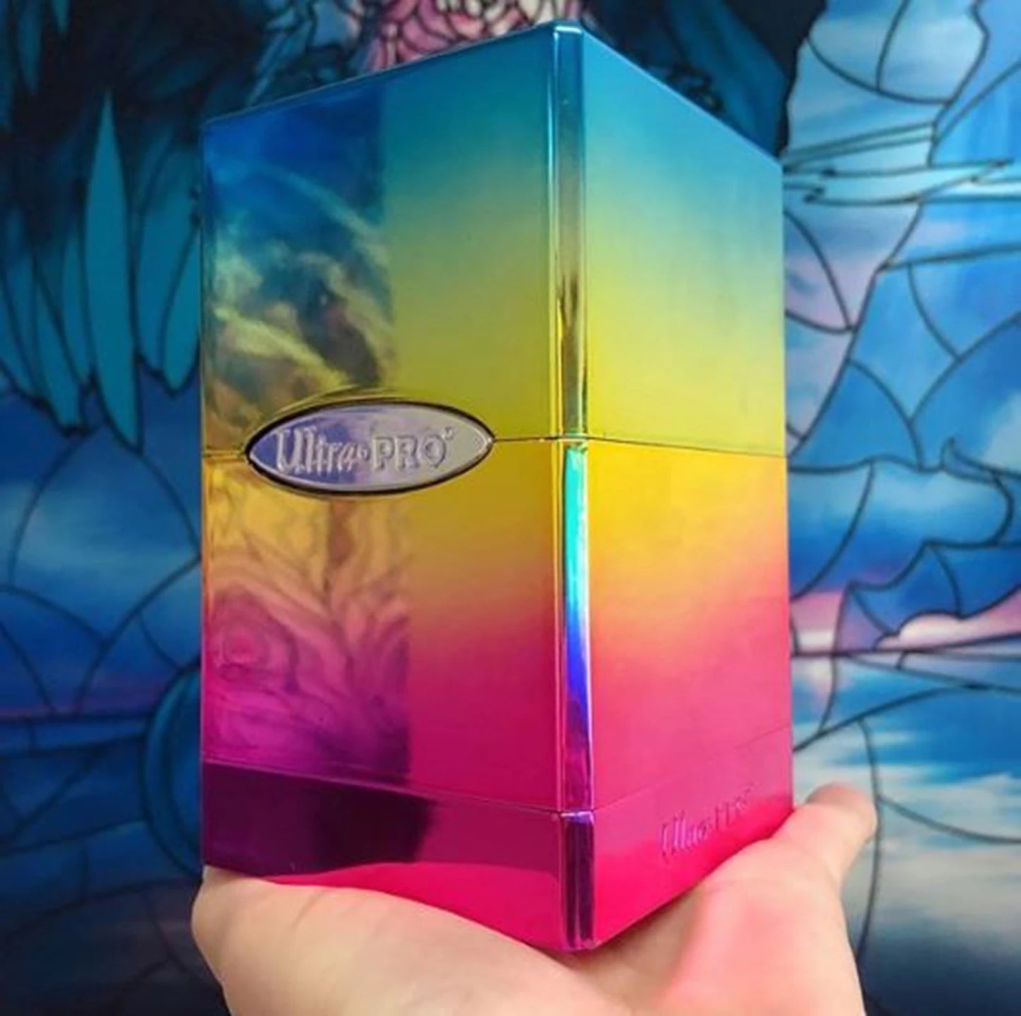 SATIN TOWER DECK BOX - REGENBOGEN