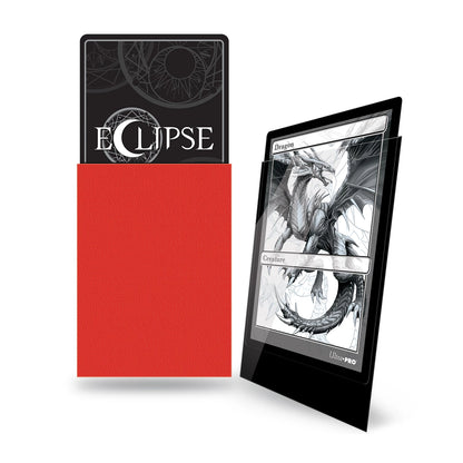 ECLIPSE GLOSS RED DECK PROTECTOR SLEEVES STANDARD (100)