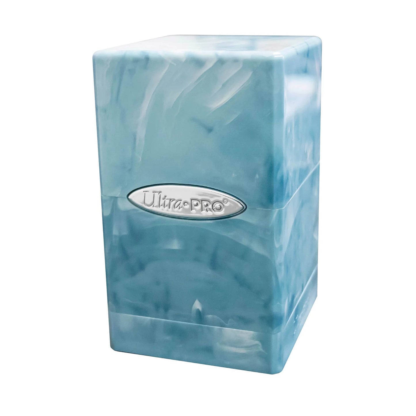 SATIN TOWER DECK BOX – HELLBLAUER MARMOR, WEISS