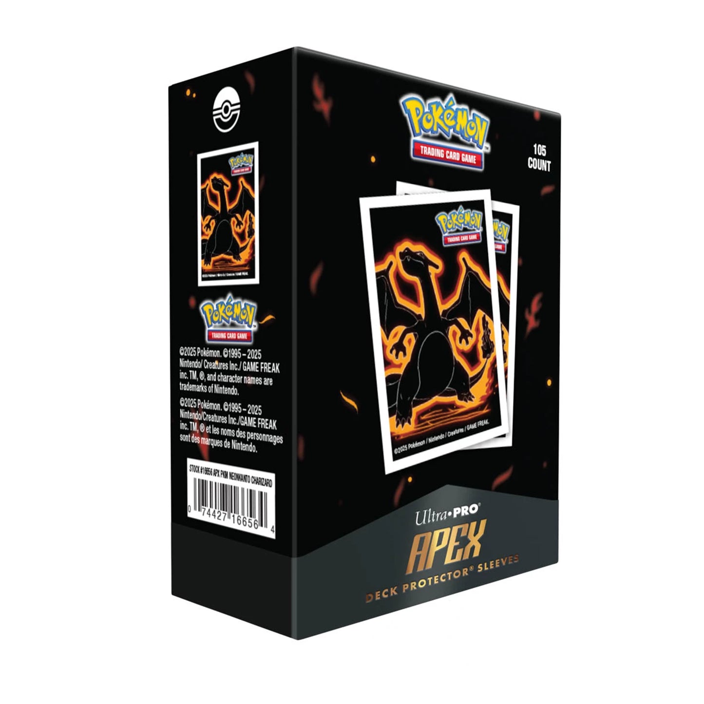 POKÉMON - DECK-SCHUTZHÜLLEN APEX GLURAK (105)