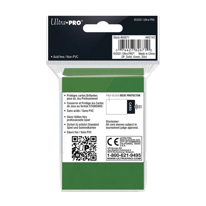 KARTENSCHUTZFOLIEN PRO-GLOSS GRÜN STANDARD (50)