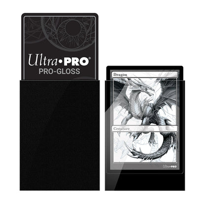 PRO-GLOSS BLACK STANDARD DECK PROTECTORS (100)