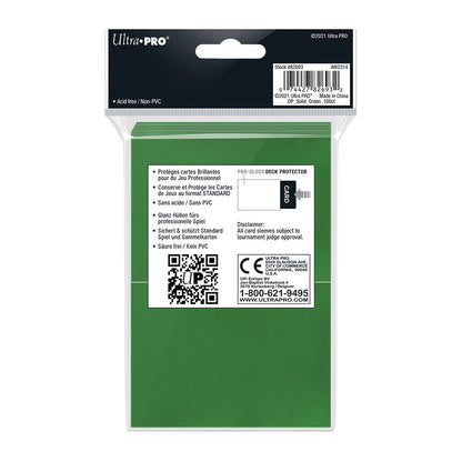 KARTENSCHUTZFOLIEN PRO-GLOSS GREEN STANDARD (100)