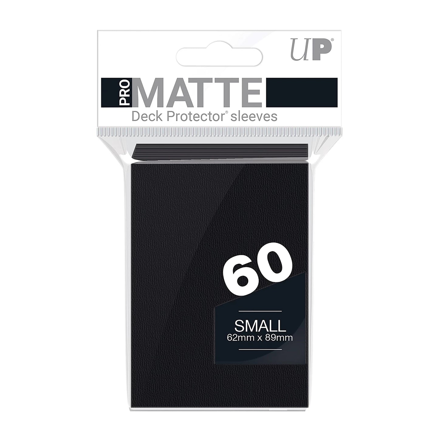 PRO-MATTE BLACK DECK PROTECTOR SLEEVES SMALL (60)
