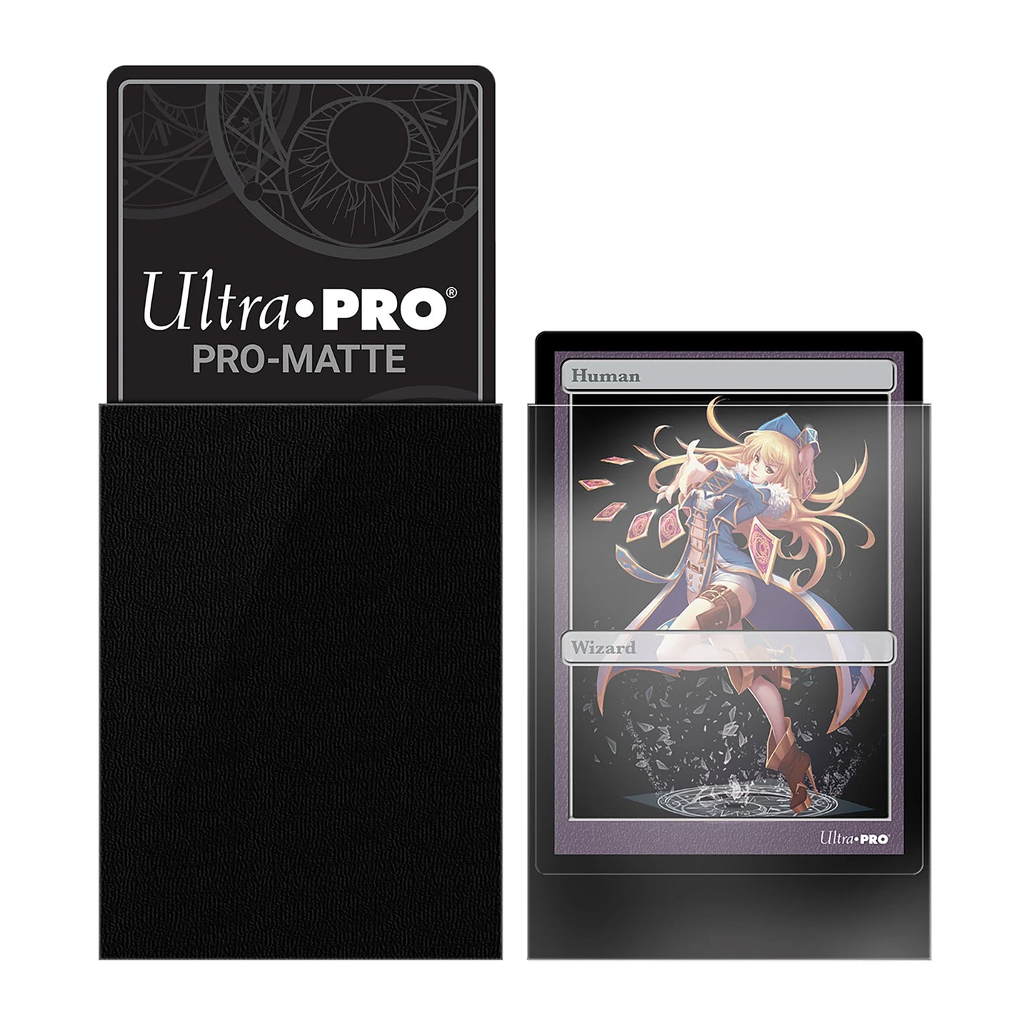 PRO-MATTE BLACK DECK PROTECTOR SLEEVES SMALL (60)