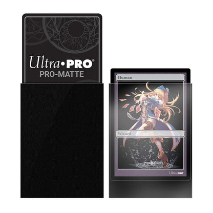 PRO-MATTE BLACK DECK PROTECTOR SLEEVES SMALL (60)