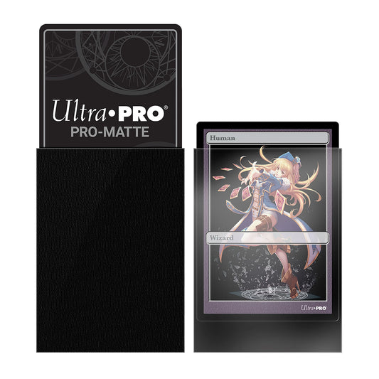 PRO-MATTE SCHWARZE DECK PROTECTOR SLEEVES KLEIN (60)