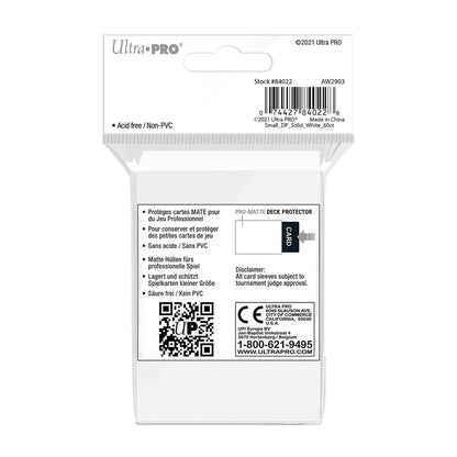 KARTENHÜLLEN PRO-MATTE WHITE SMALL (60)