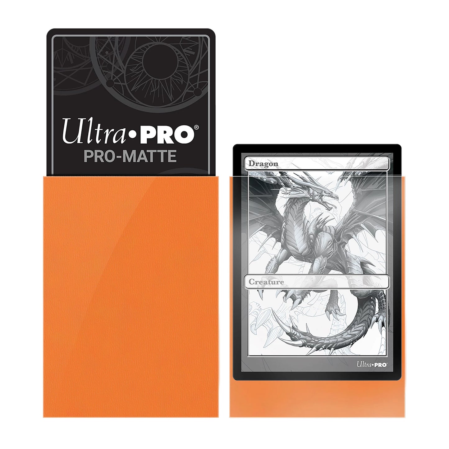 PRO-MATTE ORANGE STANDARD DECK PROTECTORS (50)
