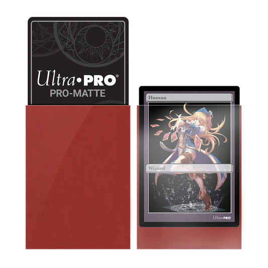 PRO-MATTE ROTE DECK PROTECTOR KLEIN (60) HÜLLEN
