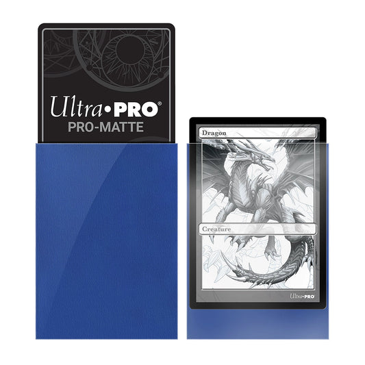 KARTENHÜLLEN PRO-MATTE BLUE STANDARD (100)