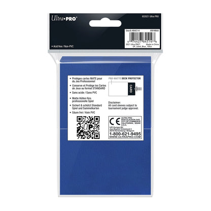KARTENHÜLLEN PRO-MATTE BLUE STANDARD (100)