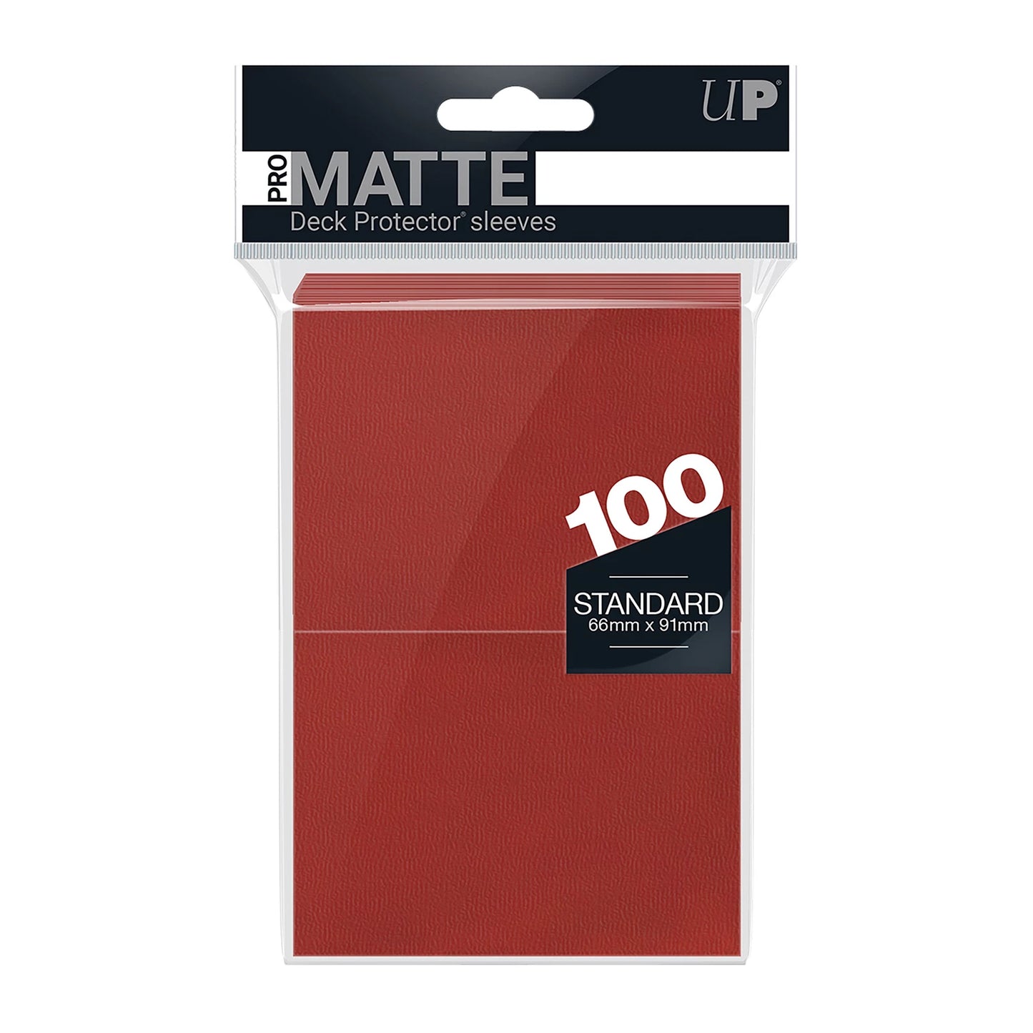 KARTENHÜLLEN PRO-MATTE ROT STANDARD (100)