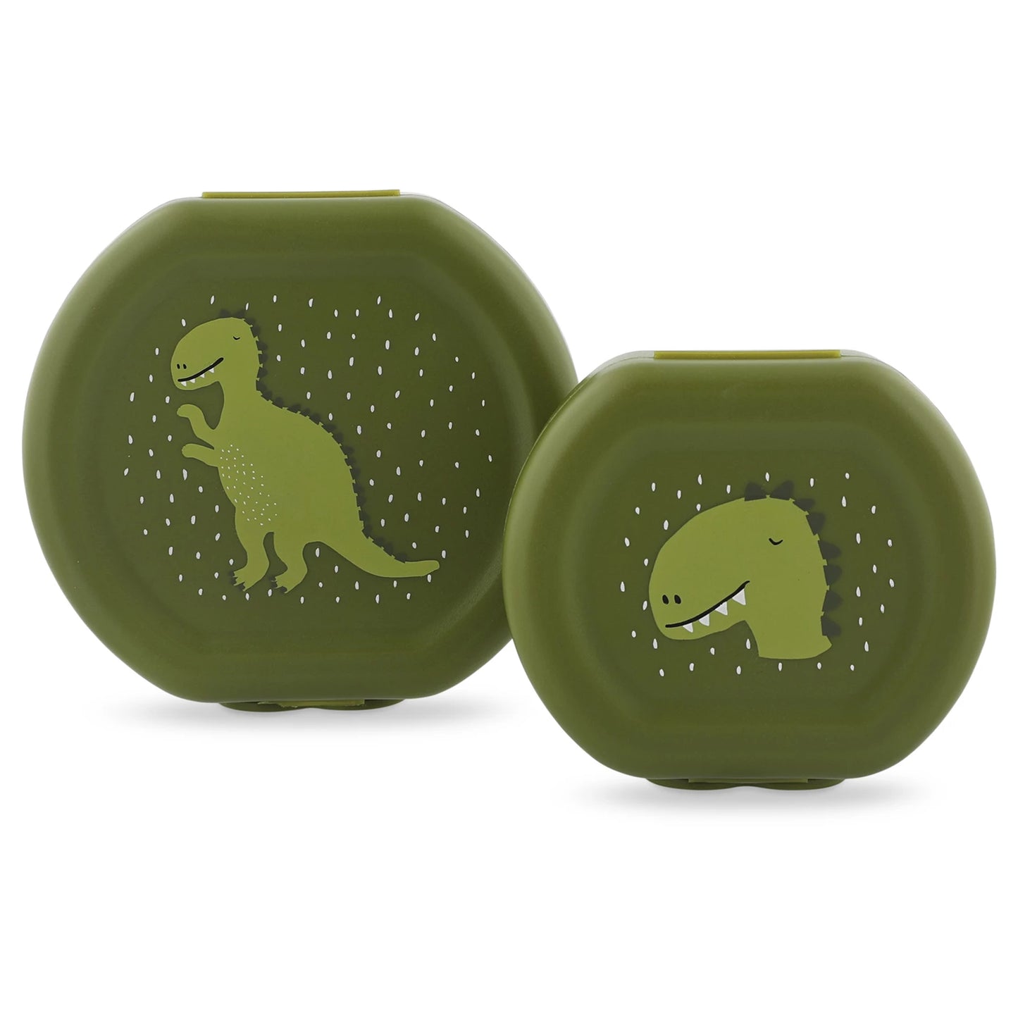 SNACKDOSE MIT KLAPPVERSCHLUSS, 2ER-SET DINO