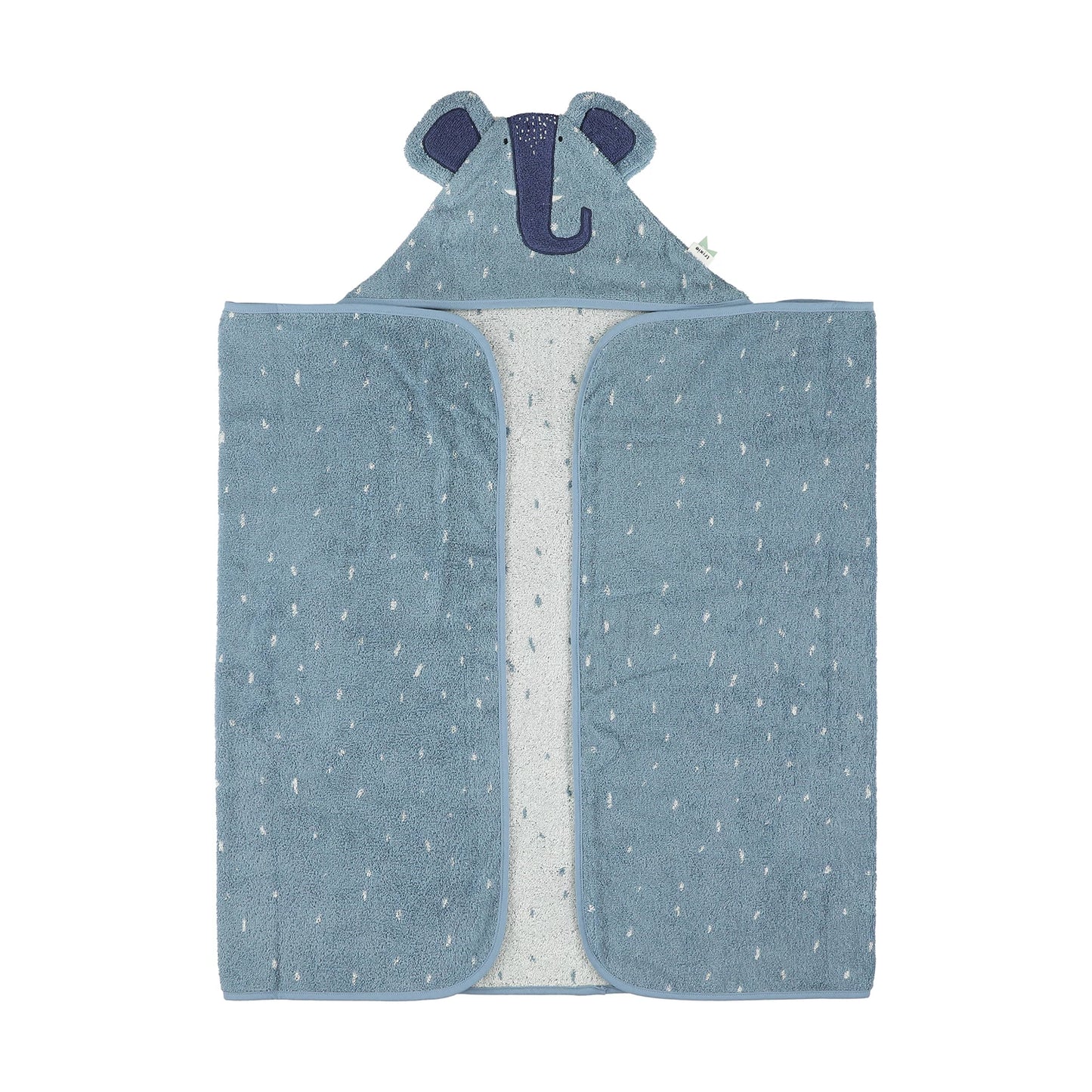 ASCIUGAMANO DA BAGNO CON CAPPUCCIO ELEFANTE 75X75CM
