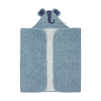 ASCIUGAMANO DA BAGNO CON CAPPUCCIO ELEFANTE 75X75CM
