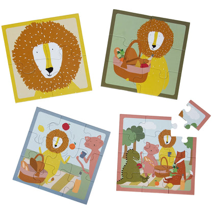 PUZZLE BOX ANIMALI PICNIC