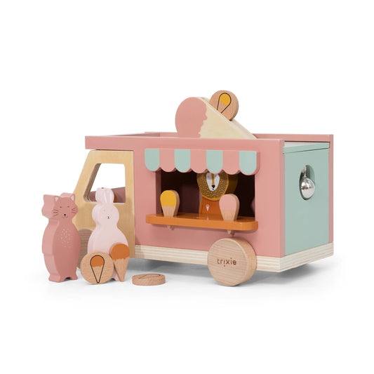 HOLZ-EISWAGEN
