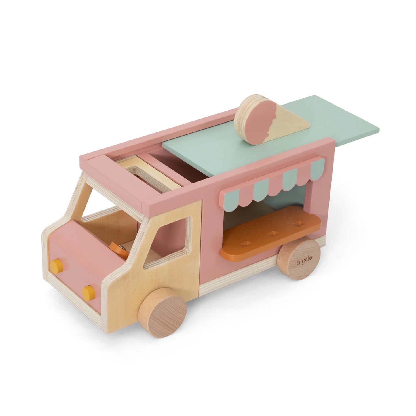HOLZ-EISWAGEN