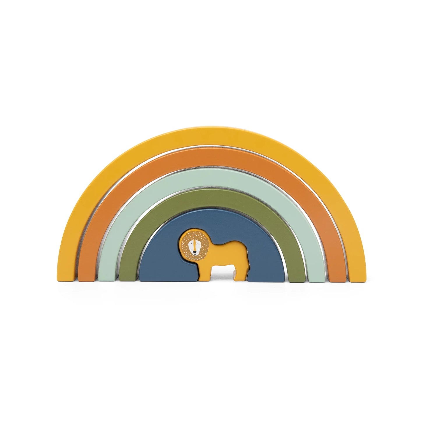 HOLZ REGENBOGEN STAPELSPIEL, LÖWE