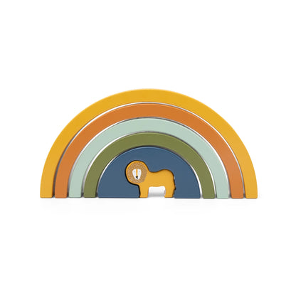 HOLZ REGENBOGEN STAPELSPIEL, LÖWE