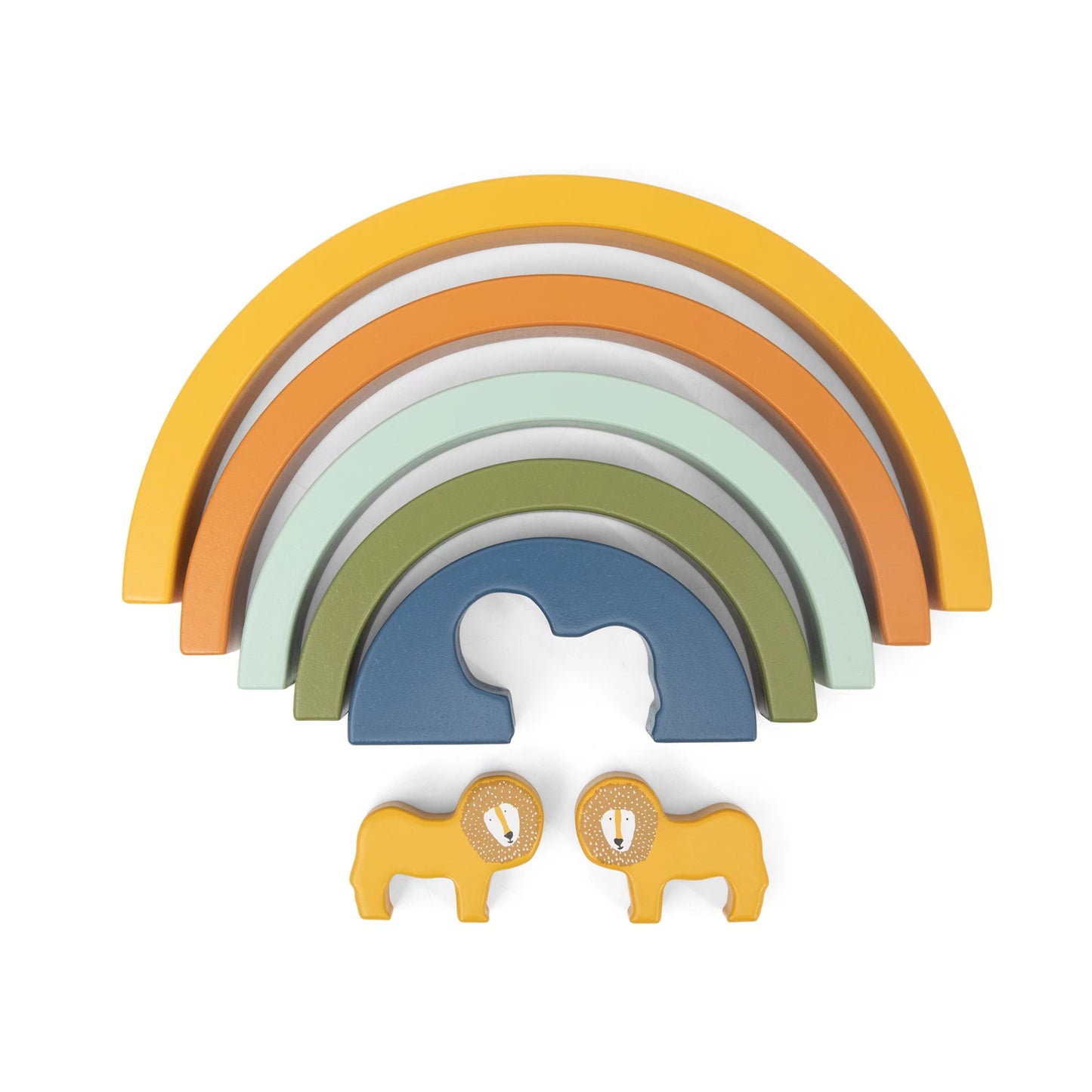 HOLZ REGENBOGEN STAPELSPIEL, LÖWE