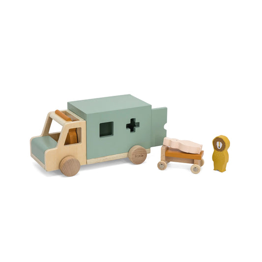 HOLZKRANKENWAGEN